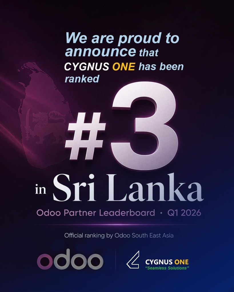 We Are Ranked #3 Odoo Partner in Sri Lanka for Q1 2026!